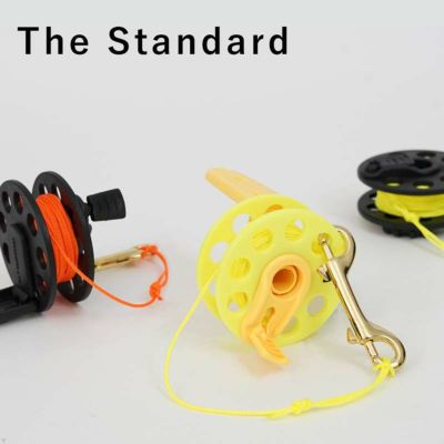 ハンドリール The Standard フィンガーリール ダイブリール ハンドルリール リール シグナルフロート用 ダイビング アクセサリー パーツ ロープ 10m