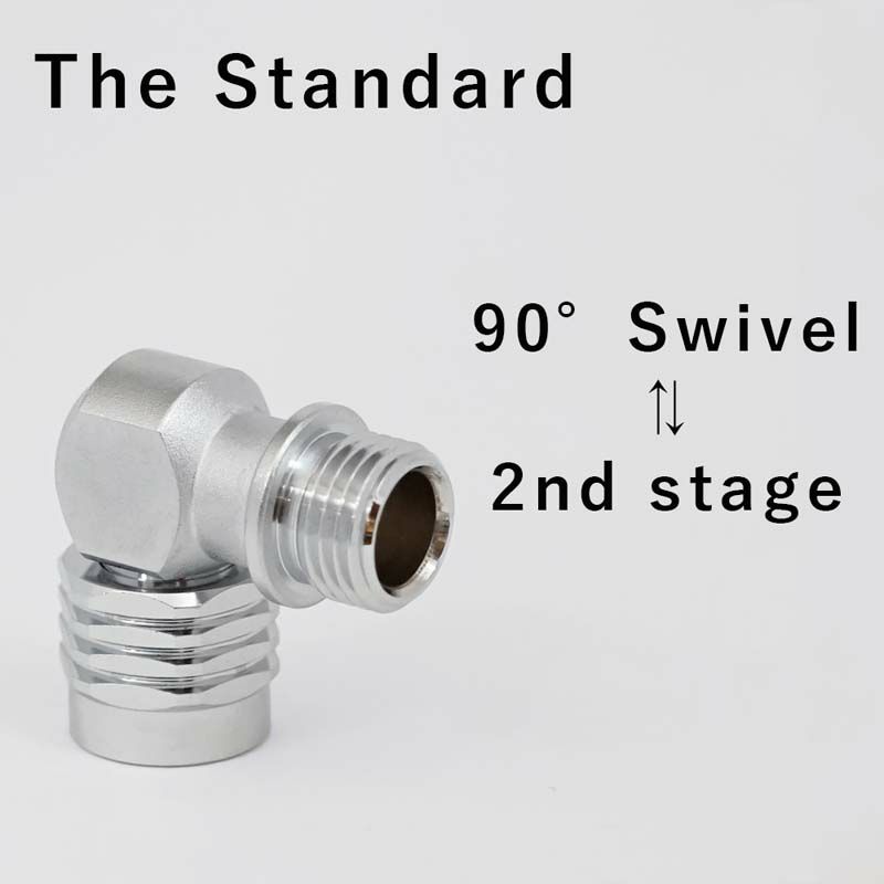 スイベルアダプターレギュレーター用90°ダイビングアクセサリーパーツレギュレーター重器材