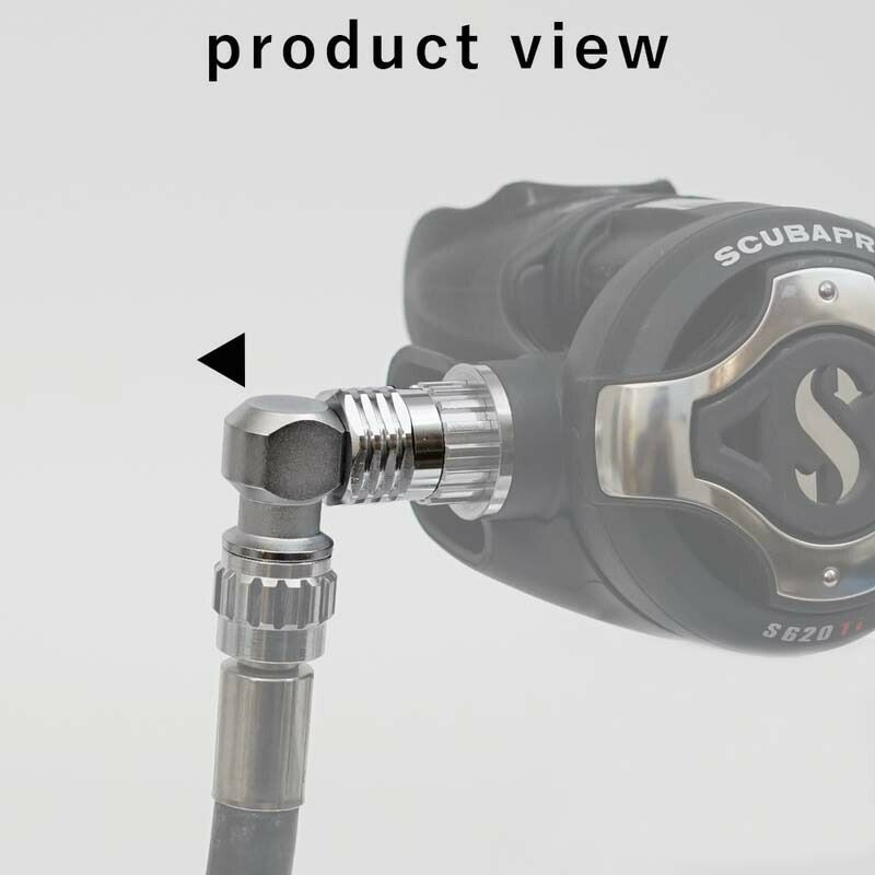 スイベルアダプターレギュレーター用90°ダイビングアクセサリーパーツレギュレーター重器材
