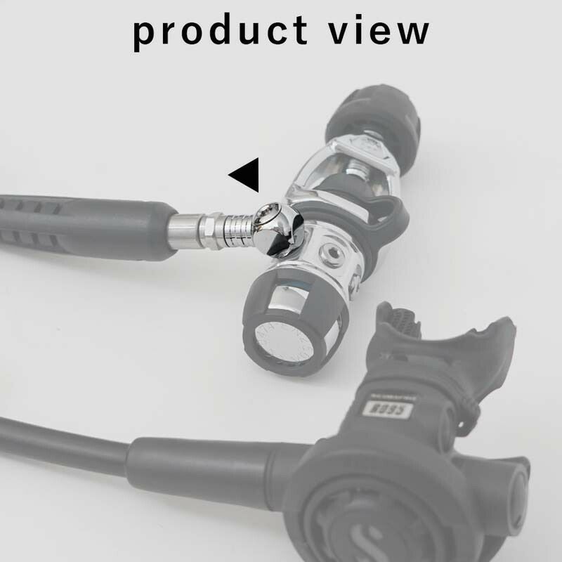 ファーストステージ用中圧スイベルアダプター360°回転ダイビングアクセサリーパーツレギュレーター重器材