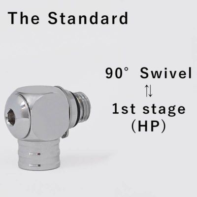 ファーストステージ用 高圧スイベルアダプター 360°回転 The Standard