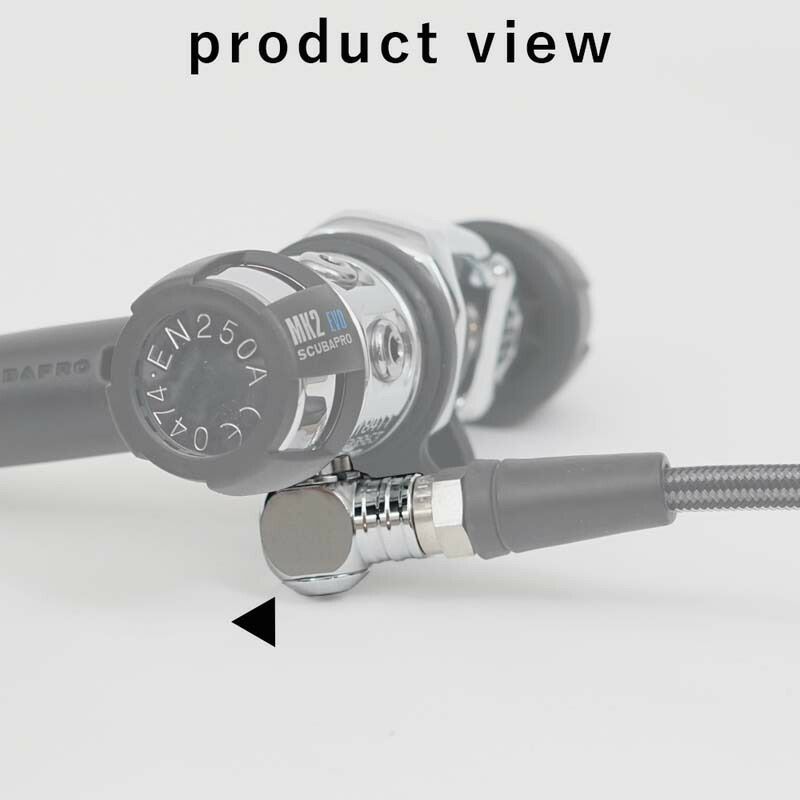 ファーストステージ用高圧スイベルアダプター360°回転ダイビングアクセサリーパーツレギュレーター重器材