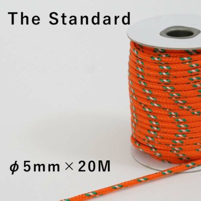 アウトドア ロープ 20m The Standard ザ・スタンダード オレンジ リーフフック ダイビング アクセサリー パーツ ポリプロピレン