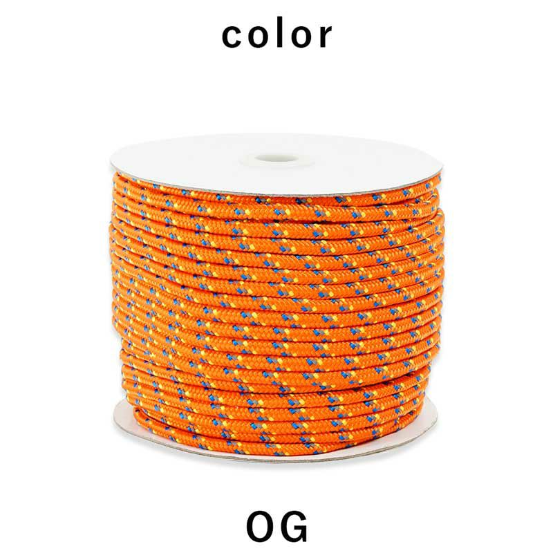 アウトドアロープ50mリーフフックフロートダイビングアクセサリーパーツナイロン反射板ダイビングロープ