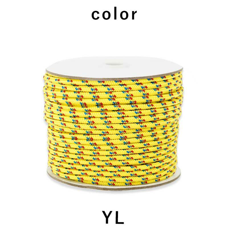 アウトドアロープ50mリーフフックフロートダイビングアクセサリーパーツナイロン反射板ダイビングロープ