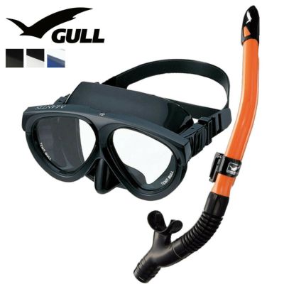 ダイビング  マスク と シュノーケル セット 軽器材 2点セット GULL ガル ダイビングマスク  スキンダイビング スキューバダイビング 軽器材セット 【mantis-canaldry】