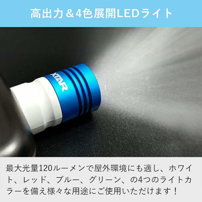 LED ライト USB 充電式 コンパクト パソコンライト デスクライト スタンドライト 作業灯 ワークライト 車用 XTAR エクスター UL1  電池不要 USB式 120 ルーメン 小型 アウトドア キャンプ 夜釣り