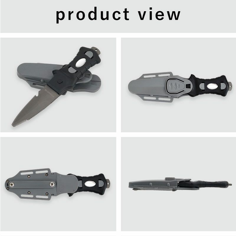 錆びづらく軽量チタン 小型 ダイバーナイフ The Standard ザ