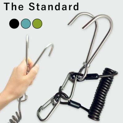 外れにくいダブルフック<br>カレントフック リーフフック ダブルフック ワイヤーコイル The Standard