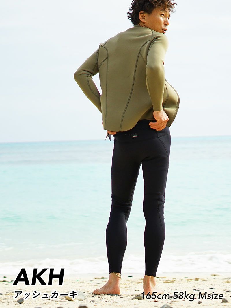 ＼期間限定！プレゼント付＆サイズ交換無料／ウェットスーツメンズロングパンツタッパジャケットセットセットアップ2ピースHeleiWahoヘレイワホCLASSIC1.5mm×1.5mmサーフィンダイビングSUPスノーケルシュノーケリング水着保温保温水着