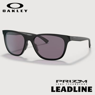 Oakley オークリー Leadline Matte Black Prizm Grey Oo9473 0156 サングラス メンズ レディース スポーツサングラス ドライブ スポーツ ゴルフ ランニング 釣り 自転車 テニス サーフィン Sup マリンスポーツ 野球 Uvカット Diving Snorkeling Aqros