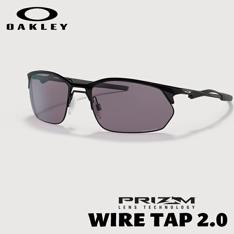 OAKLEY オークリー WIRE TAP 2.0 Satin Black/Prizm Grey OO4145