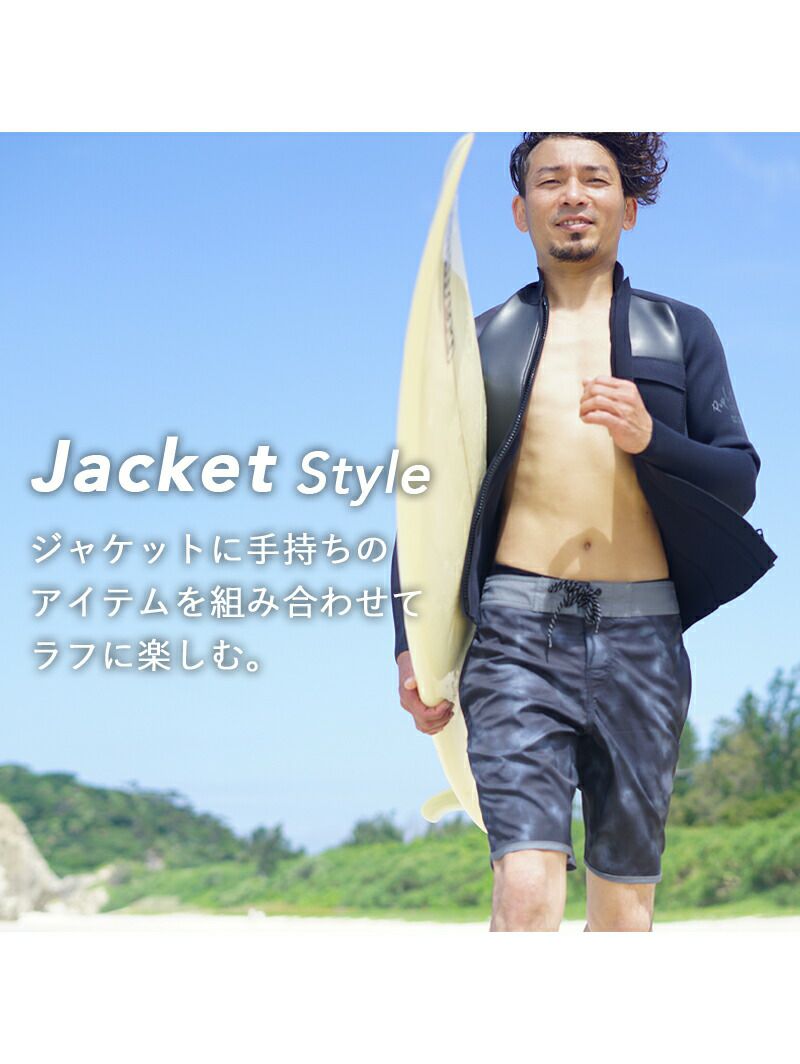 ウェットスーツメンズロングジョンタッパジャケットセットセットアップ2ピースHeleiWahoヘレイワホpoplife2mm×3mmサーフィンダイビングSUPスノーケルシュノーケリング