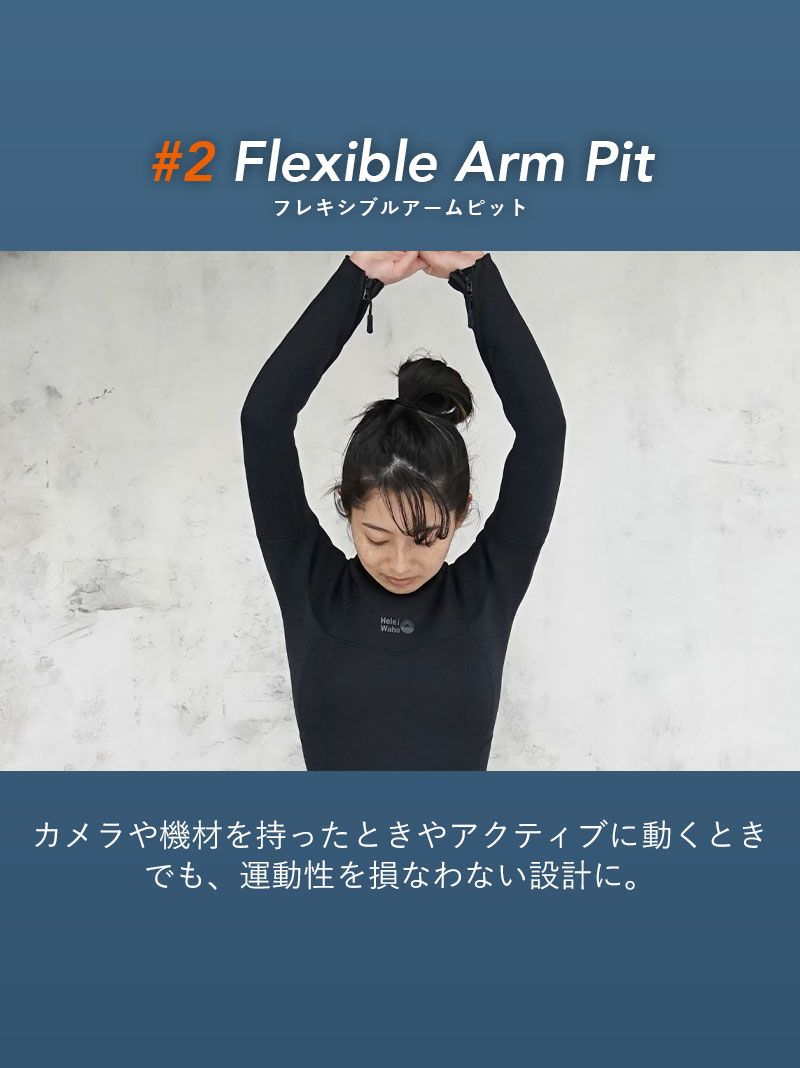着やすさ」を最優先5mm×4mm ロングファスナーウェットスーツ