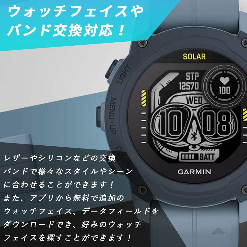 ダイブコンピューターGARMINガーミンDescentG1DualPowerディセントソーラー充電充電式GPSダイビングコンピューターダイビングフリーダイビングスマートウォッチウォータースポーツsuica