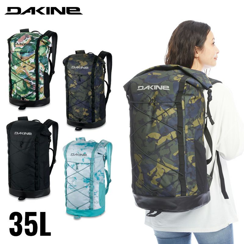 DAKINE ダカイン リュック バックパック YKK 防水 サーフィン ロールトップ MISSION SURF ROLL TOP PACK 35L  BC237039 | Diving＆Snorkeling AQROS