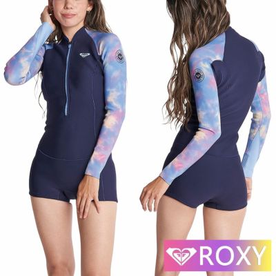 Roxy ロキシー ウェットスーツ レディース  スプリング フロントジップ