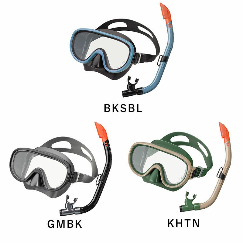 シュノーケリングセットリーフツアラーシュノーケリングセット2点（大人用）RC0117