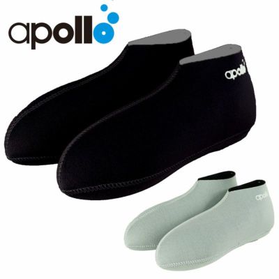 2mm ショートタイプ<br>APOLLO/アポロ マリンソックス ダイビング スノーケリング フリーダイビング フルフットフィン