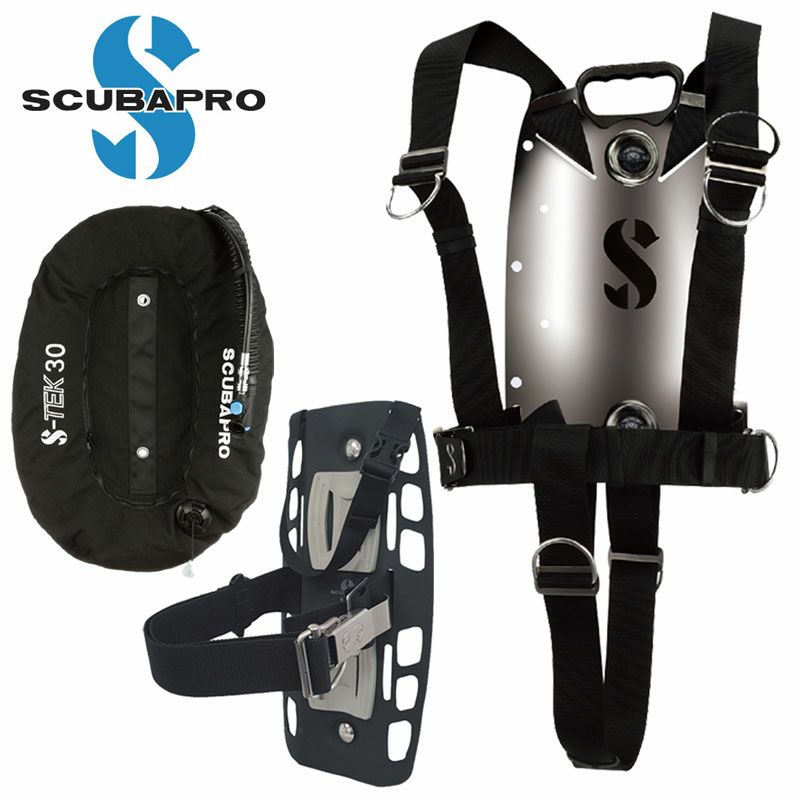 BCD SCUBAPRO スキューバプロ S-TEK Pure System Package システムパッケージ テック テックダイブ バックフロート  SPRO ダイビング 重器材 スキューバダイビング BC | Diving＆Snorkeling AQROS