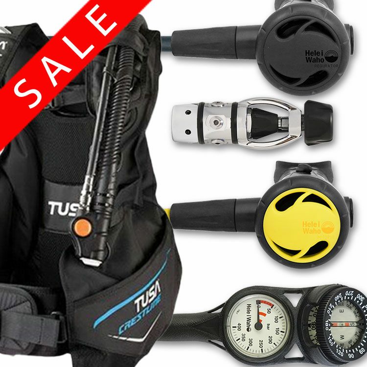 セット割引】重器材セット 4点 BCD レギュレーター オクトパス ゲージ 