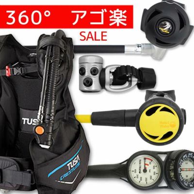 新作登場お得【再値下】ダイビング重機材 BCD（SCUBAPRO)＋レギュレータ（TUSA） ダイビング・シュノーケリング