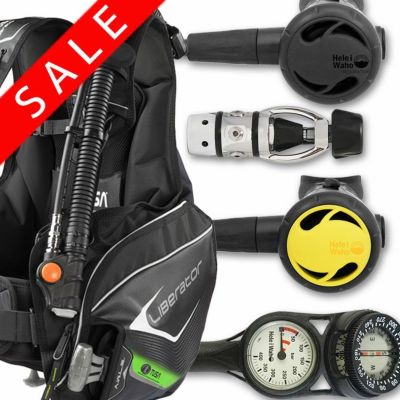 【セット割引】<br>重器材セット 4点 BCD レギュレーター オクトパス ゲージ【0103-Hreg2-Hoct2-Hmfx2】 BC スキューバダイビング ダイビング器材 ダイビング重器材 残圧系 コンパス 2連ゲージ 機材