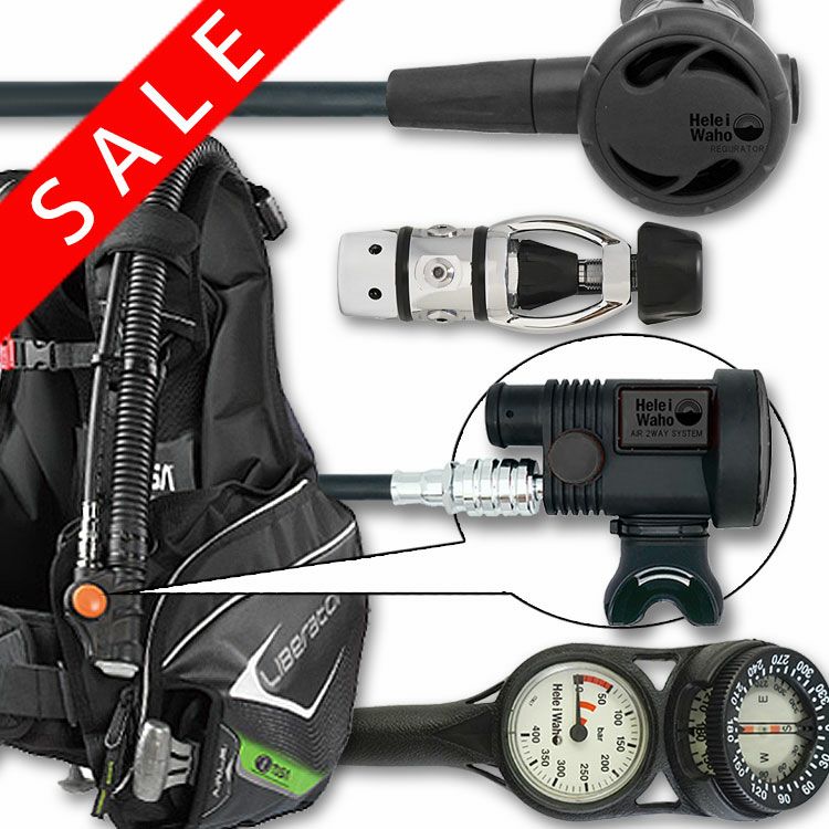 ダイビング 重器材 セット BCD レギュレーター オクトパス ゲージ 重 