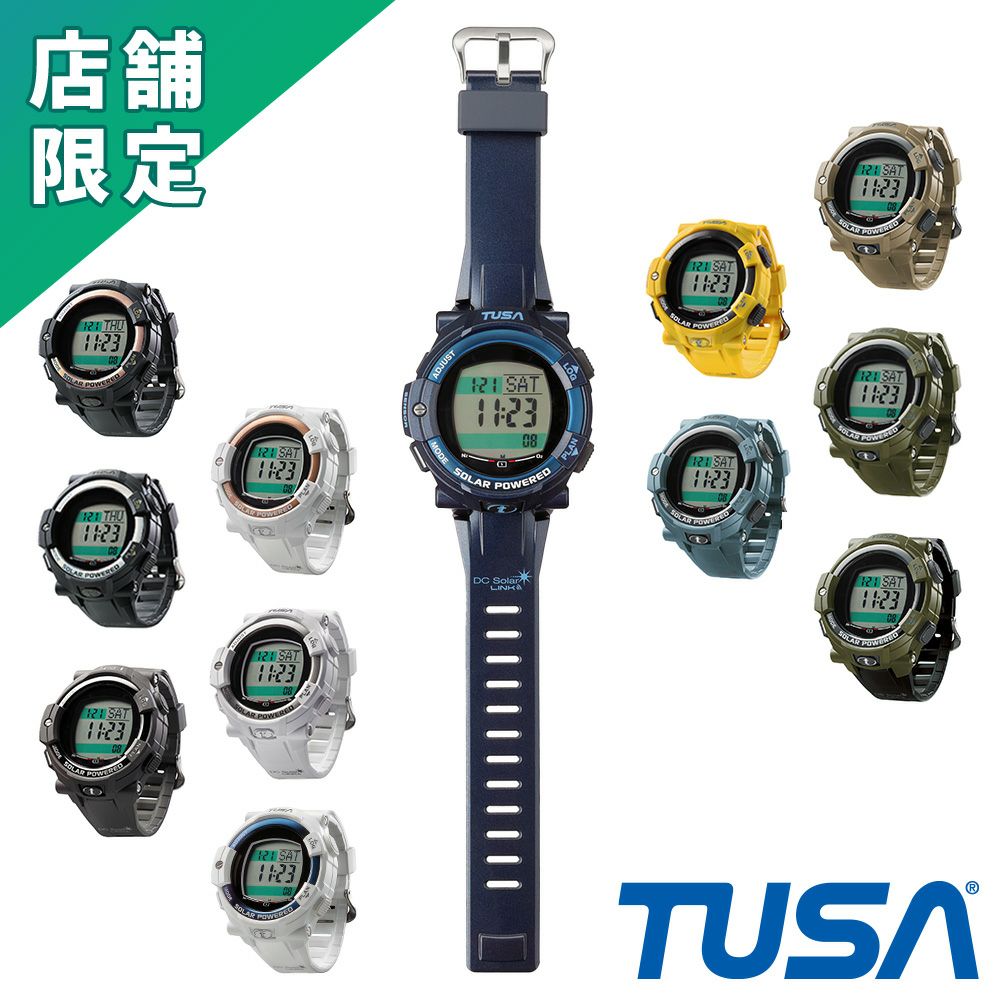 TUSA IQ1204 ソーラー充電式 ダイビングコンピューター 