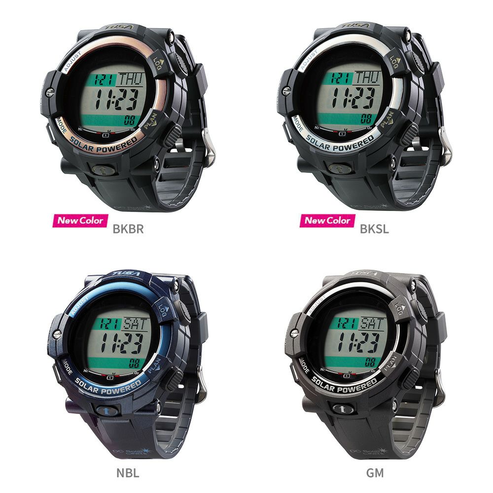 TUSA IQ1204 ダイブコンピュータ（美品 TUSA ソーラー充電 ダイブ 