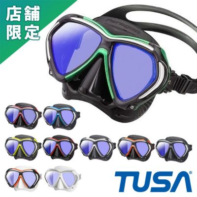 TUSA パラゴン Paragon M2001SQB 紫外線カット 度付きレンズ対応 ダイビング マスク