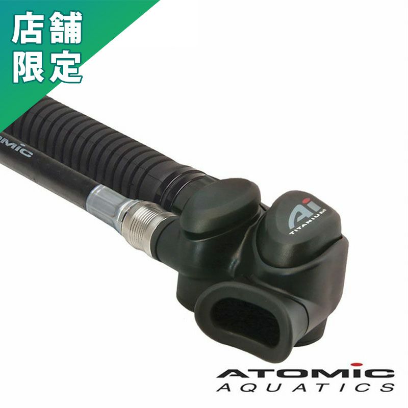 ATOMIC アトミック Ai パワーインフレーター チタン ATC6102 BK ダイビング 重器材 | Diving＆Snorkeling  AQROS