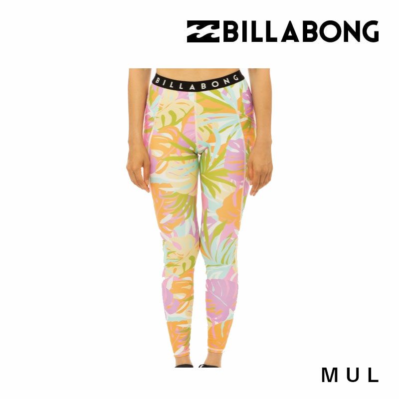 BILLABONG ビラボン レギンス ストレッチ素材 UPF50+ レディース サーフィン プール マリンスポーツ ACTIVE LEGGINGS