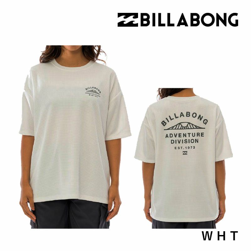 BILLABONG ビラボン Tシャツ半袖 接触冷感 UPF50+ レディース サーフィン プール マリンスポーツ ADIV RASH/S TEE  Diving＆Snorkeling AQROS