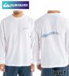 QUIKSILVERクイックシルバー長袖TシャツUV対策UPF30レギュラーフィットサーフィンビーチ海プールアウトドアサマーWAVELOGOLS