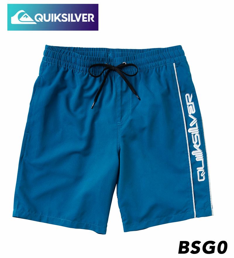 国内在庫・即発可能  サイドロゴスイムショーツ QUIKSILVER クイックシルバー JAMショーツ メンズ 19インチ
