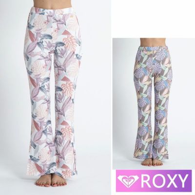ROXY ロキシー フレアパンツ レディース ボタニカル  ビーチ 海 プール アウトドア サマー MERMAID PANTS