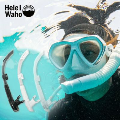 快適な呼吸<br>HeleiWaho/ヘレイワホ kamalo カマロ ドレインドライスノーケル ダイビング シュノーケリング