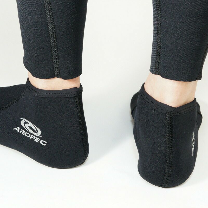 マリンソックスショートソックスメンズレディースマリンシューズ3mmウェットスーツ滑り止め付きダイビングスキューバダイビングシュノーケリングフルフットフィン保温AROPECアロペック