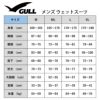 GULL3mmSKINロングジョンメンズGW-6667A