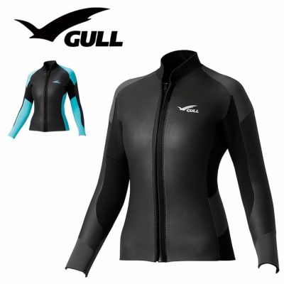 GULL / ガル 3mm SKIN ジャケット ダイビング ジャケット レディース スキューバダイビング フリーダイビング スキンダイビング マリンスポーツ GW-6669A