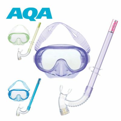 AQA Sea-J マスク＆ビキシーVライト2 KZ-9156 シュノーケリング シュノーケル 水遊び 海水浴