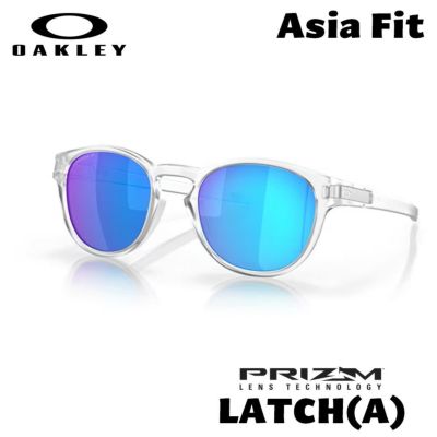 OAKLEY オークリー LATCH Matte Clear Prizm Sapphire Polarised OO9349-4853 サングラス メンズ レディース スポーツサングラス ドライブ スポーツ ゴルフ