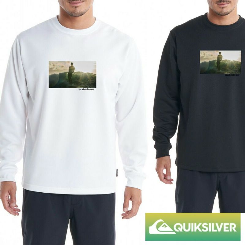 QUIKSILVERクイックシルバー長袖TシャツUV対策レギュラーフィットサーフィンビーチ海プールアウトドアサマーPHOTOLS