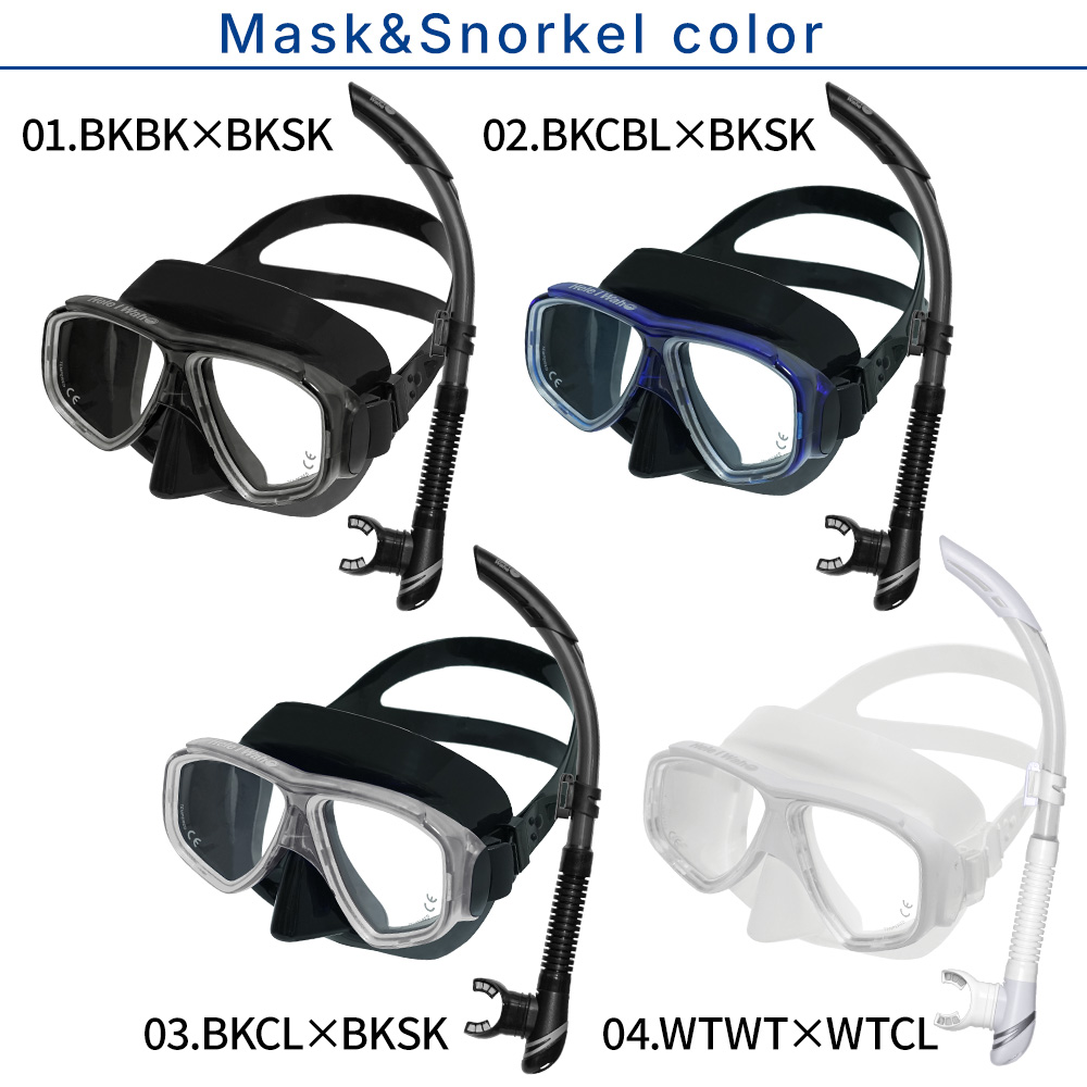 【noah2-kiki3-rf12-SKNmesh】 シュノーケルセット
