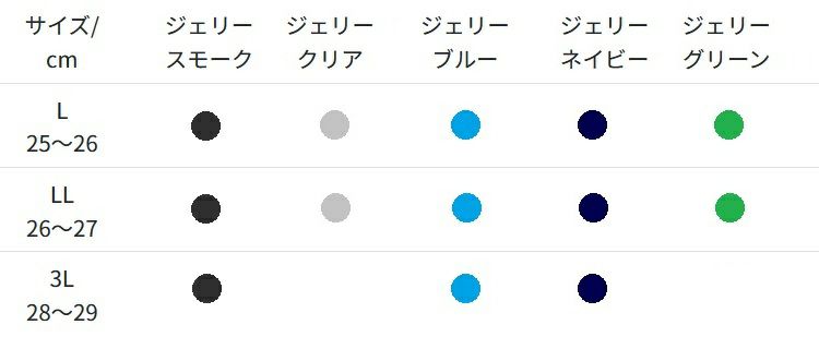 BBCダイバーズサンダルサイズ表