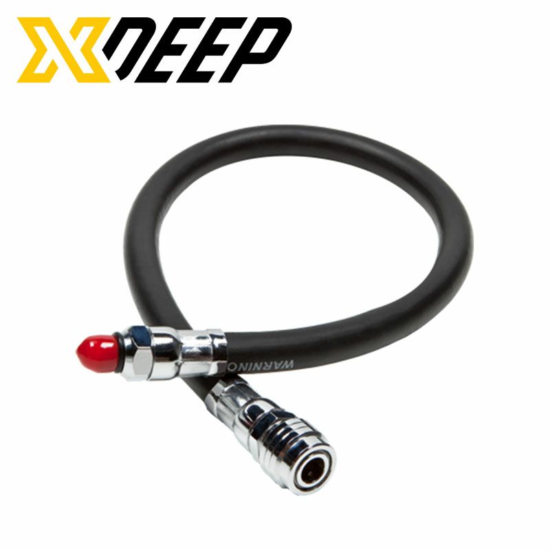 XDEEP/エックスディープインフレーター中圧ホースBCDパーツバックマウントバックフロートテックダイブダイビング重器材パーツ