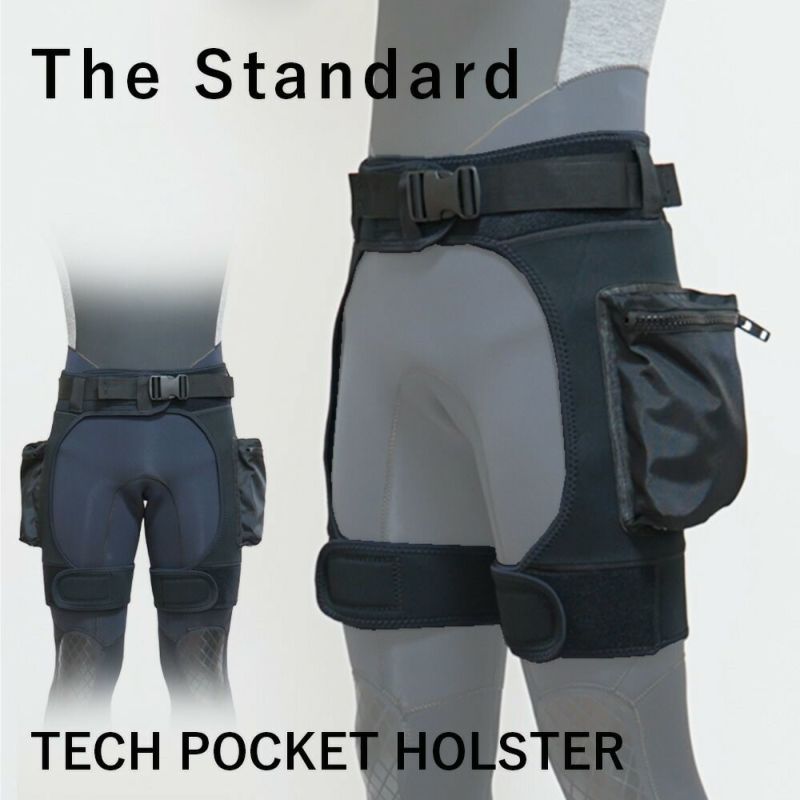 ウェットスーツパンツハーフパンツホルスターTheStandardザ・スタンダードショートパンツポケットパンツ3mm大型サイドポケット保温ダイビングスキューバダイビングシュノーケリング