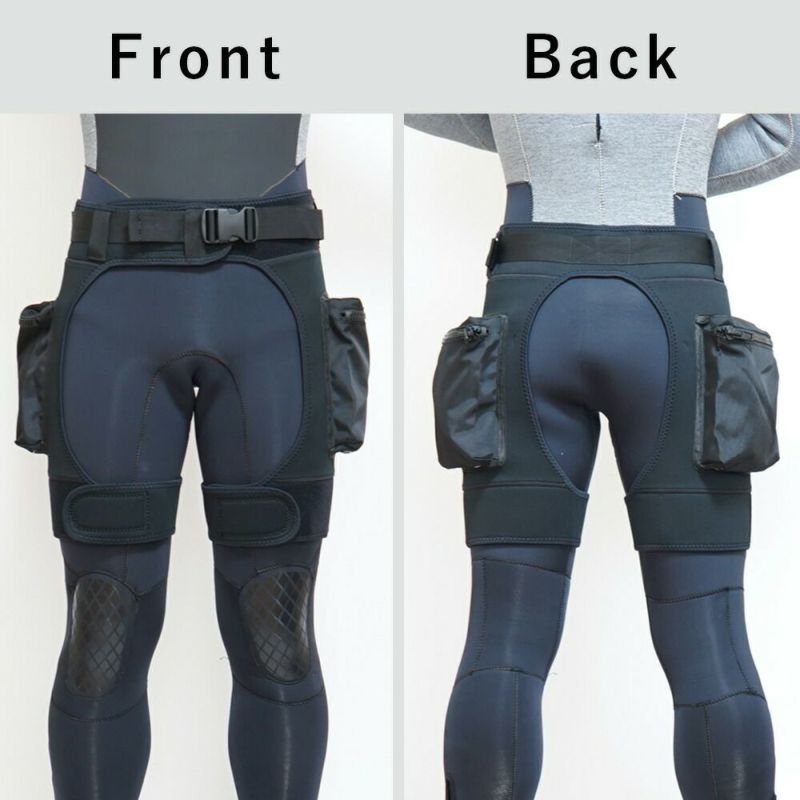ウェットスーツパンツハーフパンツホルスターTheStandardザ・スタンダードショートパンツポケットパンツ3mm大型サイドポケット保温ダイビングスキューバダイビングシュノーケリング