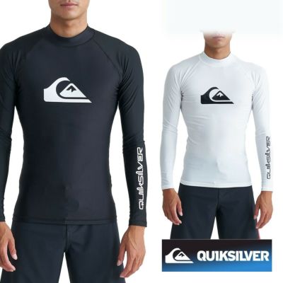 QUIKSILVER クイックシルバー ラッシュガード ウェットスーツ インナー サーフィン メンズ 速乾 ストレッチ UPF50+ 長袖 Tシャツ QLY241021 ALL TIME LR